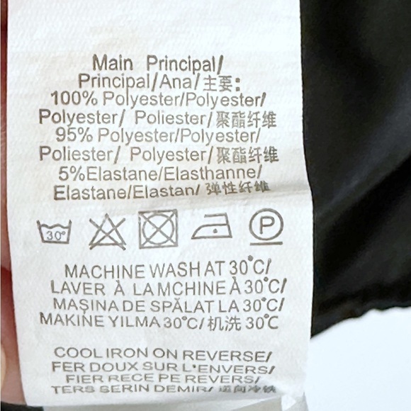 Missguided Black Drape Front Bodysuit 4 Adjustable Straps - Picture 10 of 11